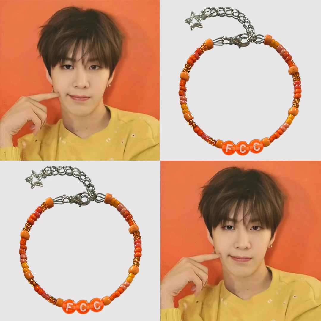 合金琉璃手链 范丞丞应援色手链橙色手串闺蜜礼物周边物料饰品