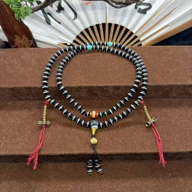 【曹掌柜精选】7 H44157-玛瑙DIY脖挂（一线）-多样性发其一-8mm