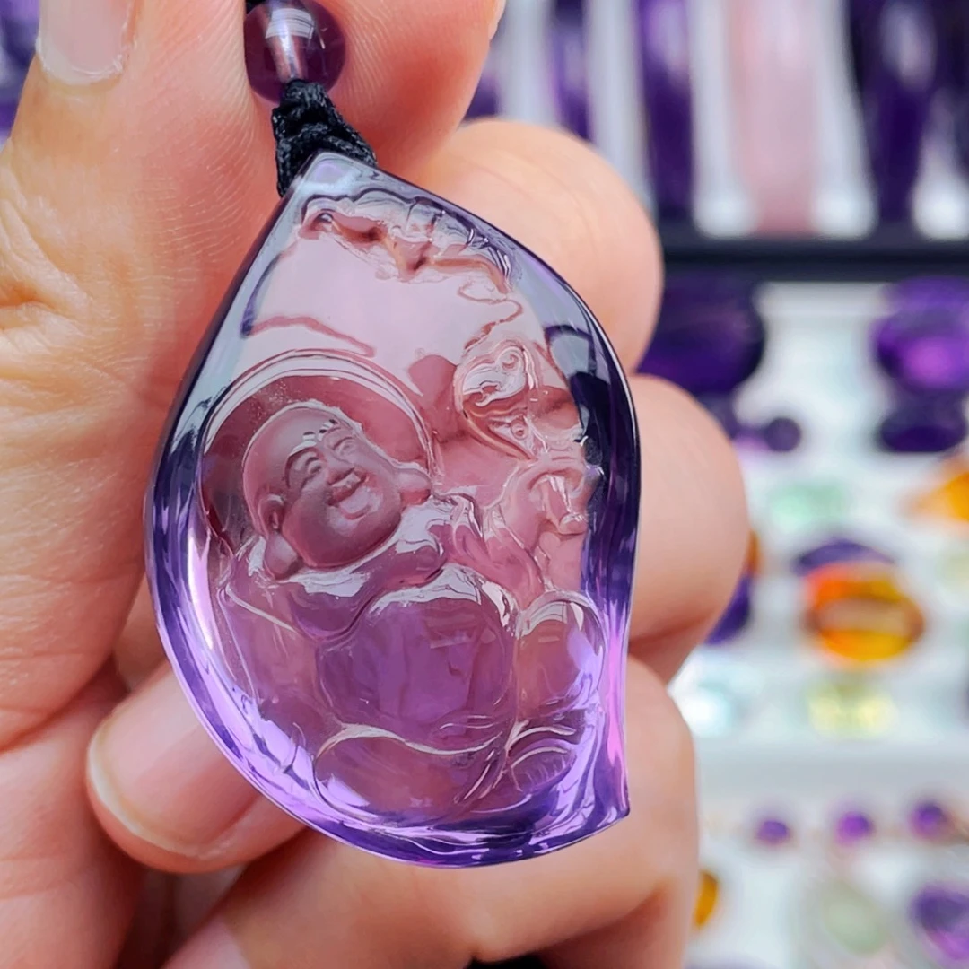 紫晶珠宝半成品未镶嵌天然保真