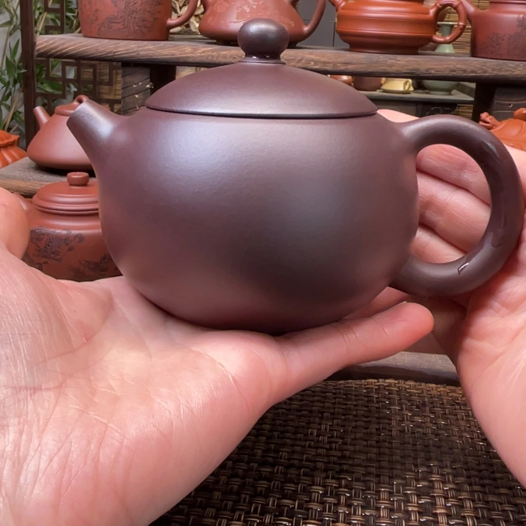 紫砂茶壶宜兴原矿紫砂手工制全260