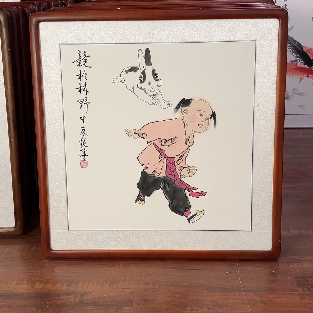 国画带框尺寸63*63厘米