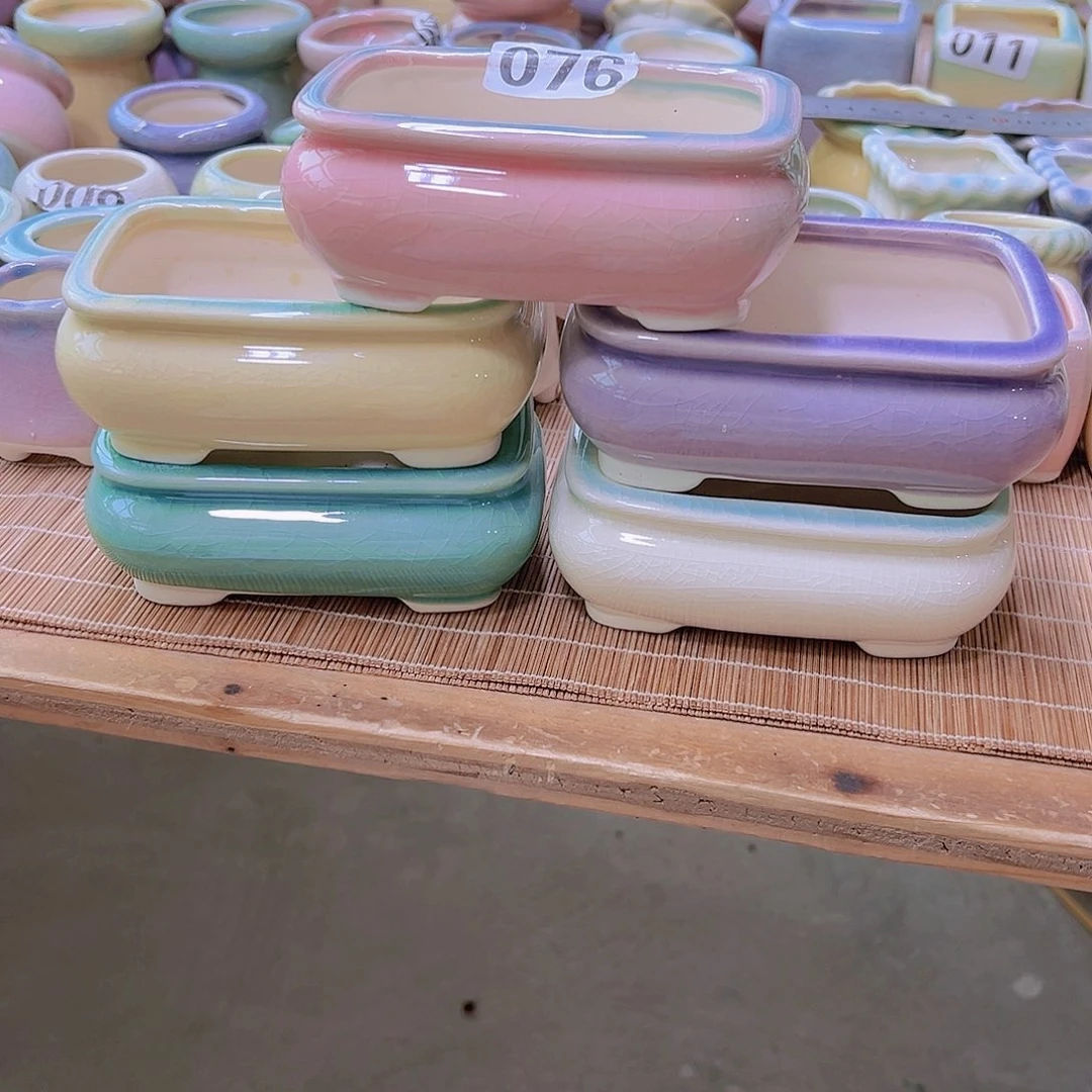 红陶陶瓷花盆满12包邮