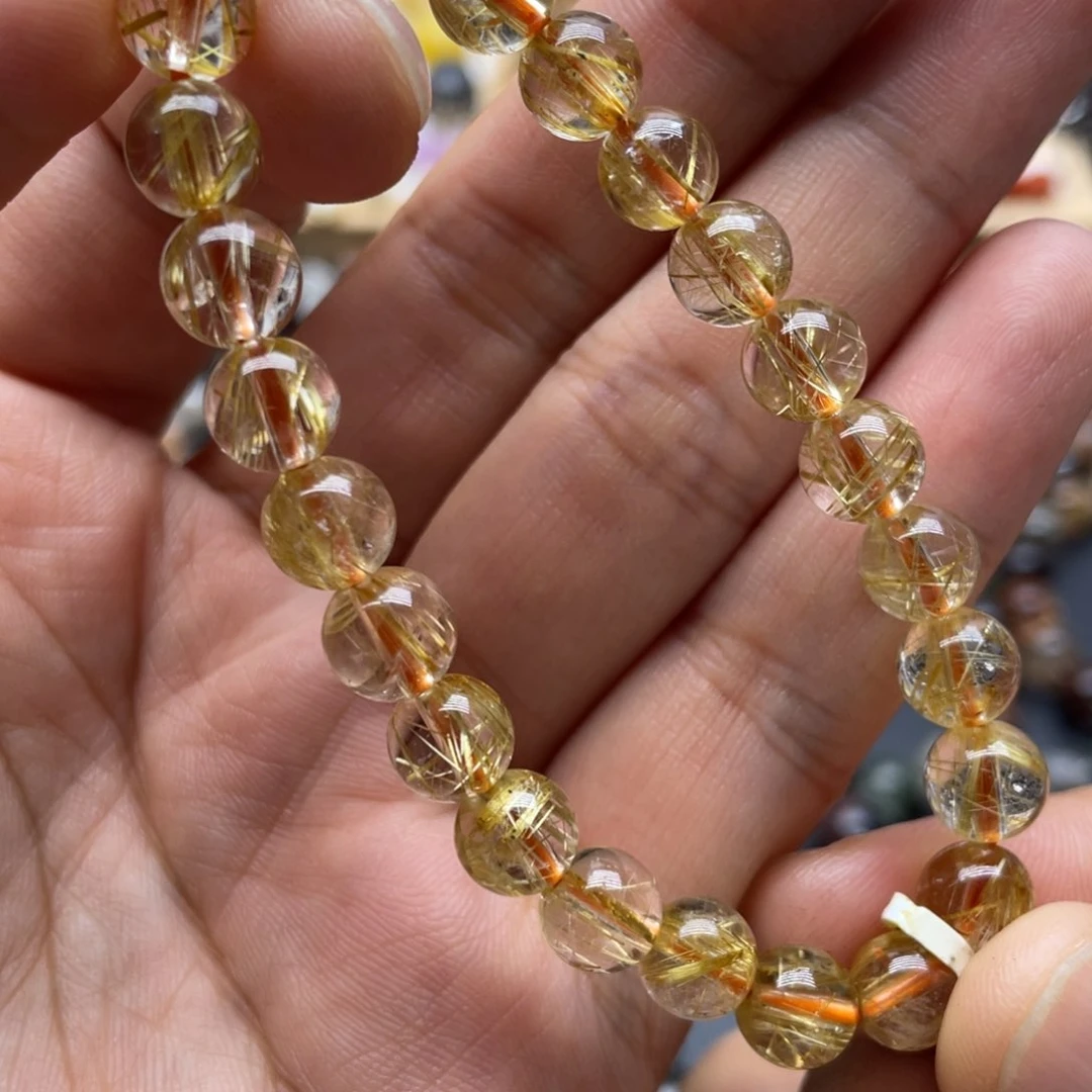 未镶嵌手链水晶钛晶