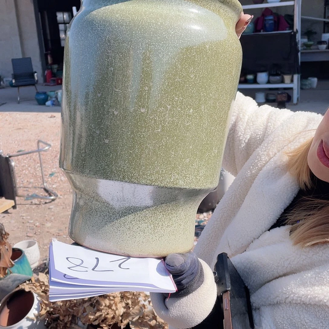 红陶王嫂花盆0129-278