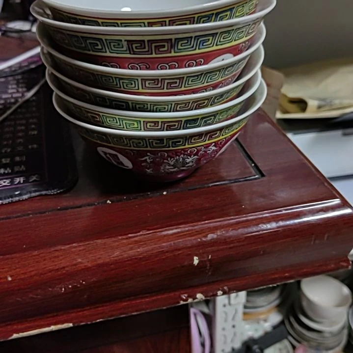 碗五*兔全品万寿无疆碗六个