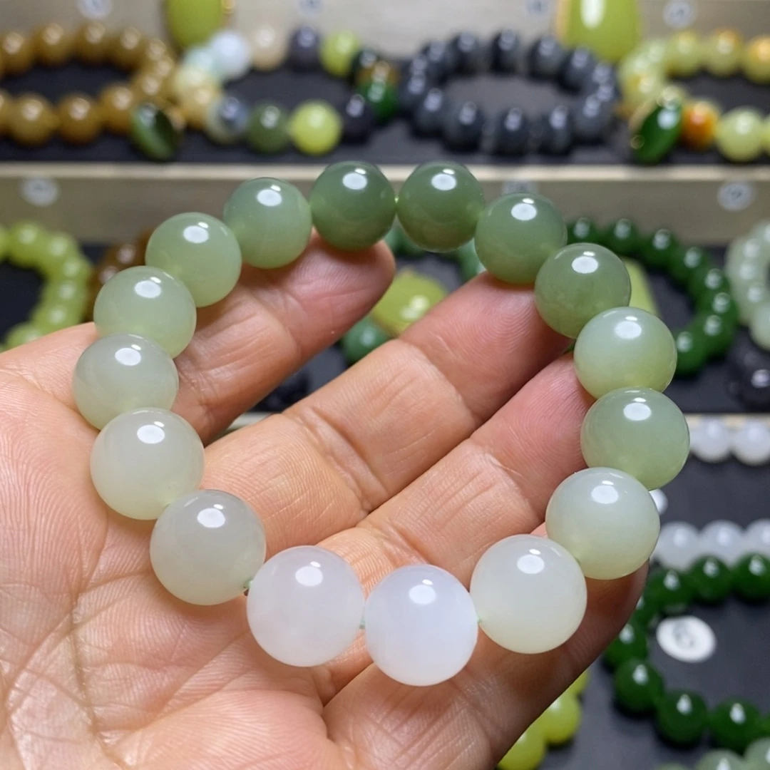 和田玉手串未镶嵌