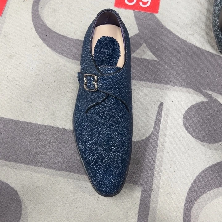 好***活鳄鱼皮（革）珍珠鱼皮39码