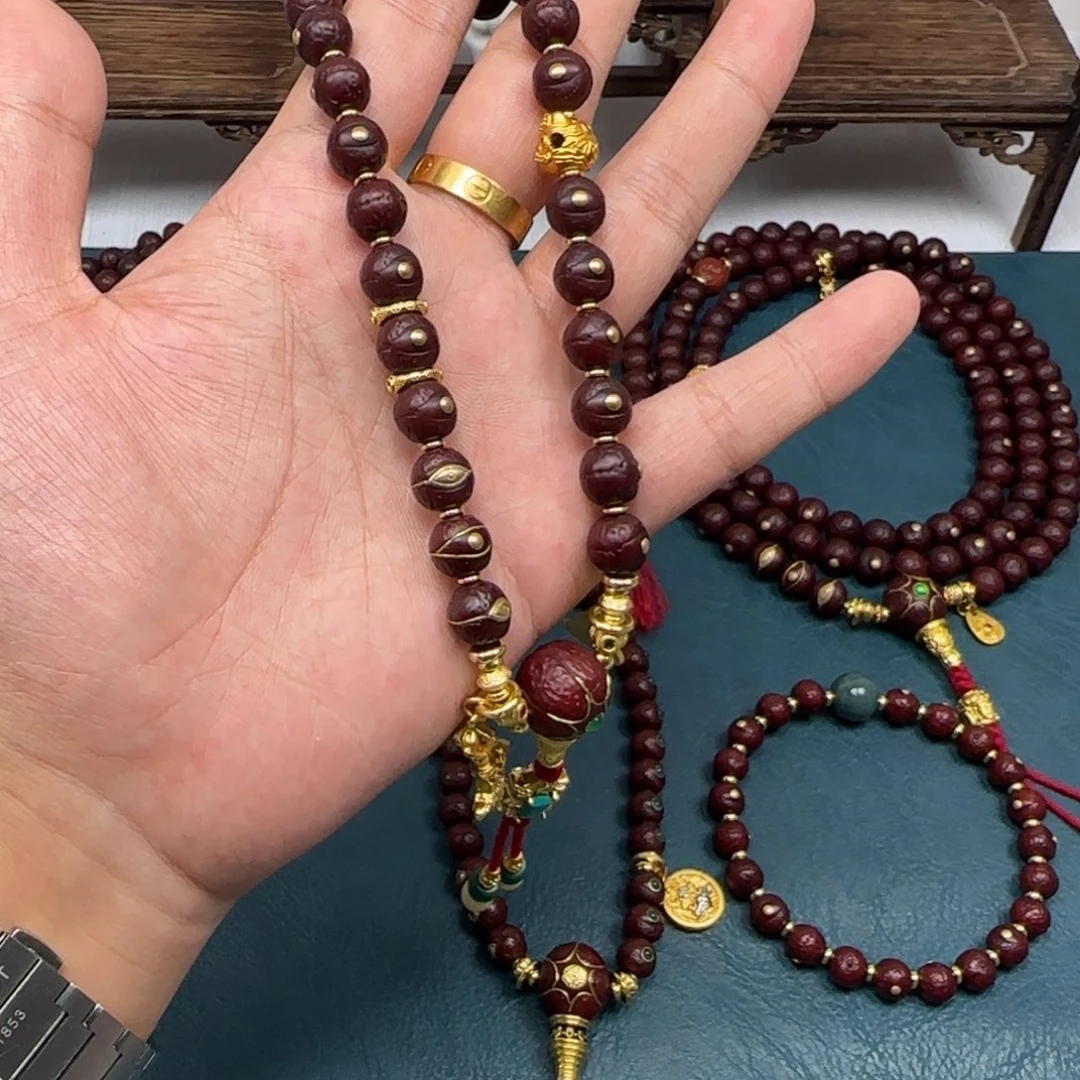 凤眼菩提吊坠凤眼金钉手持9.5满配