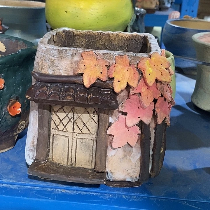 微瑕13 号陶然花器手工花盆