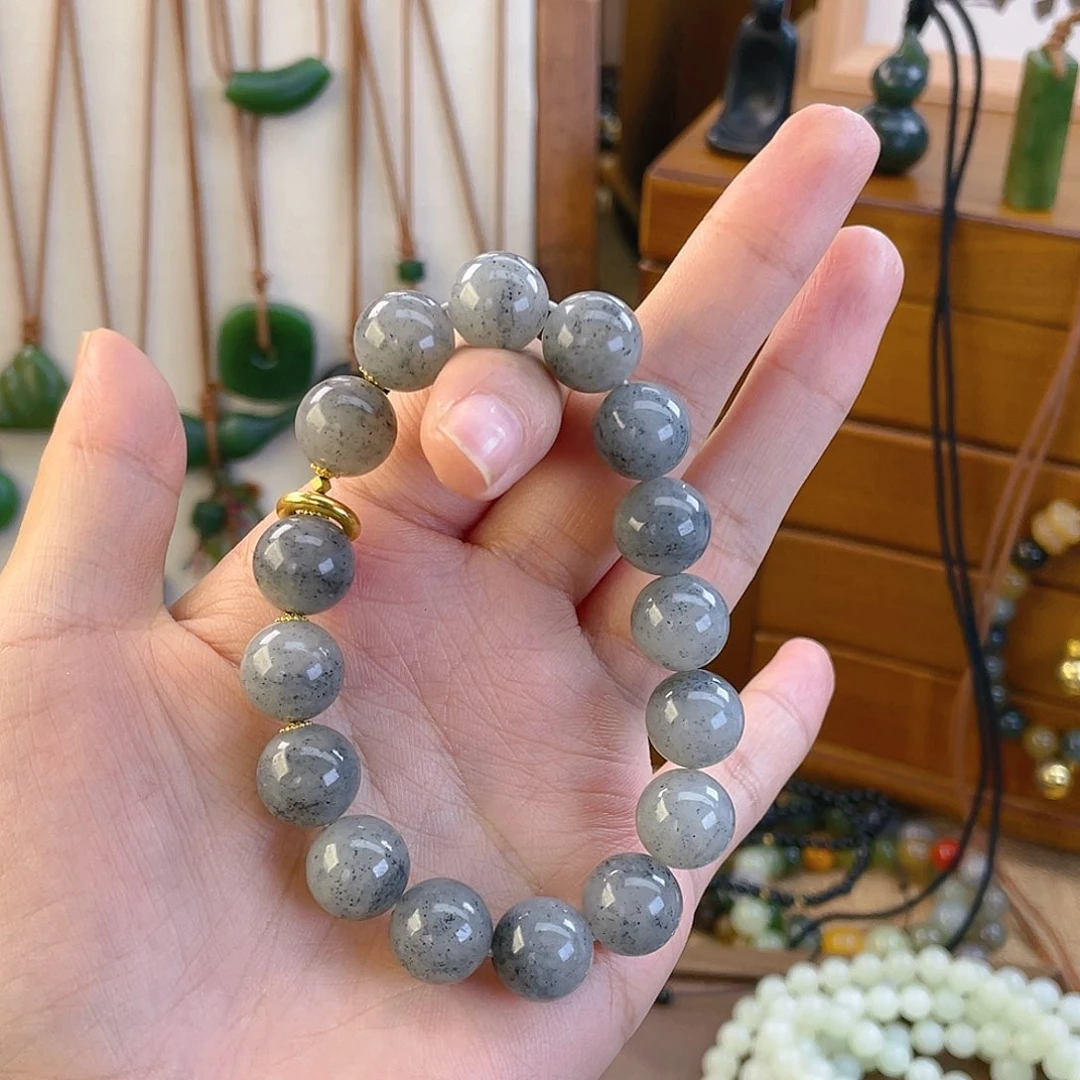 【闪购商品】手链18K金镶嵌和田玉