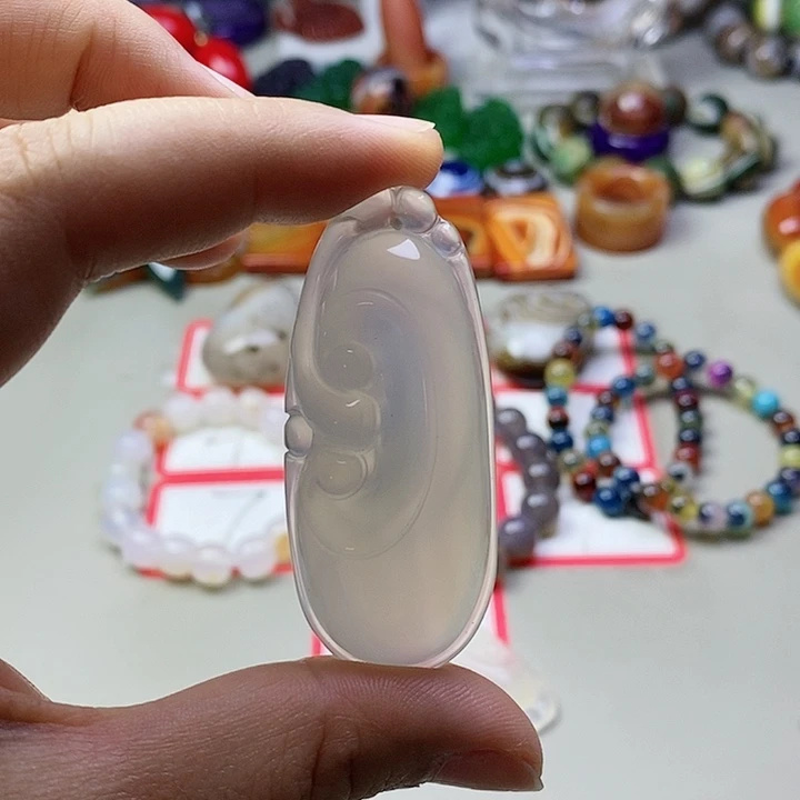 玛瑙/玉髓吊坠(不含链)未镶嵌梦*