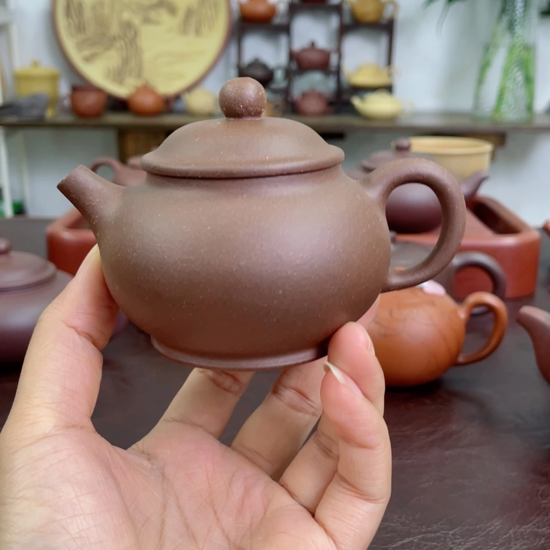 茶壶紫砂潘壶。