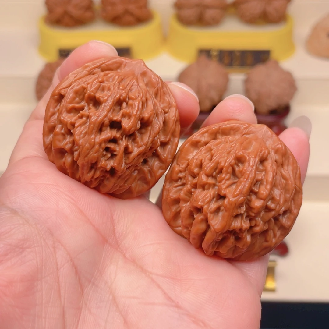 把件文玩核桃爆肉狮虎兽38