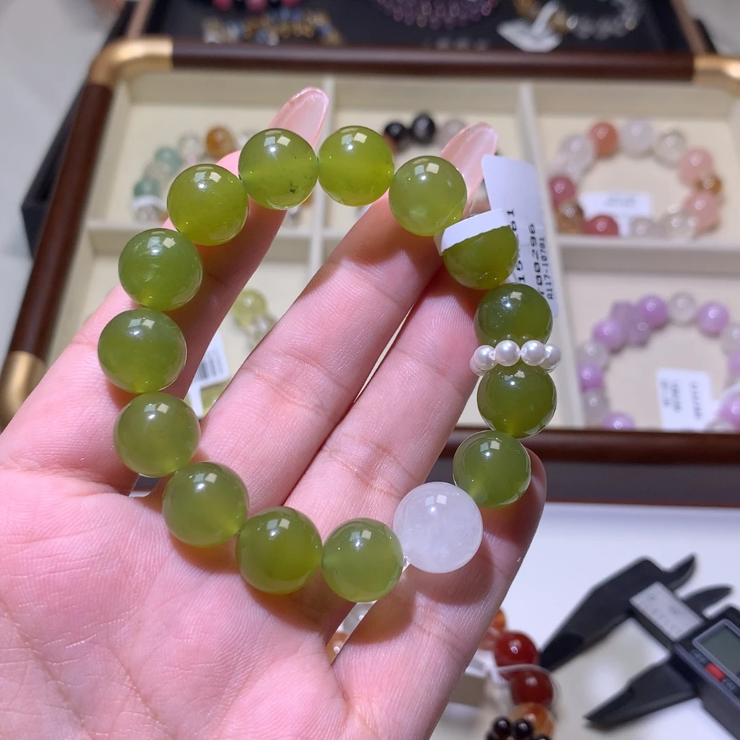 未镶嵌水晶手链岫玉154261