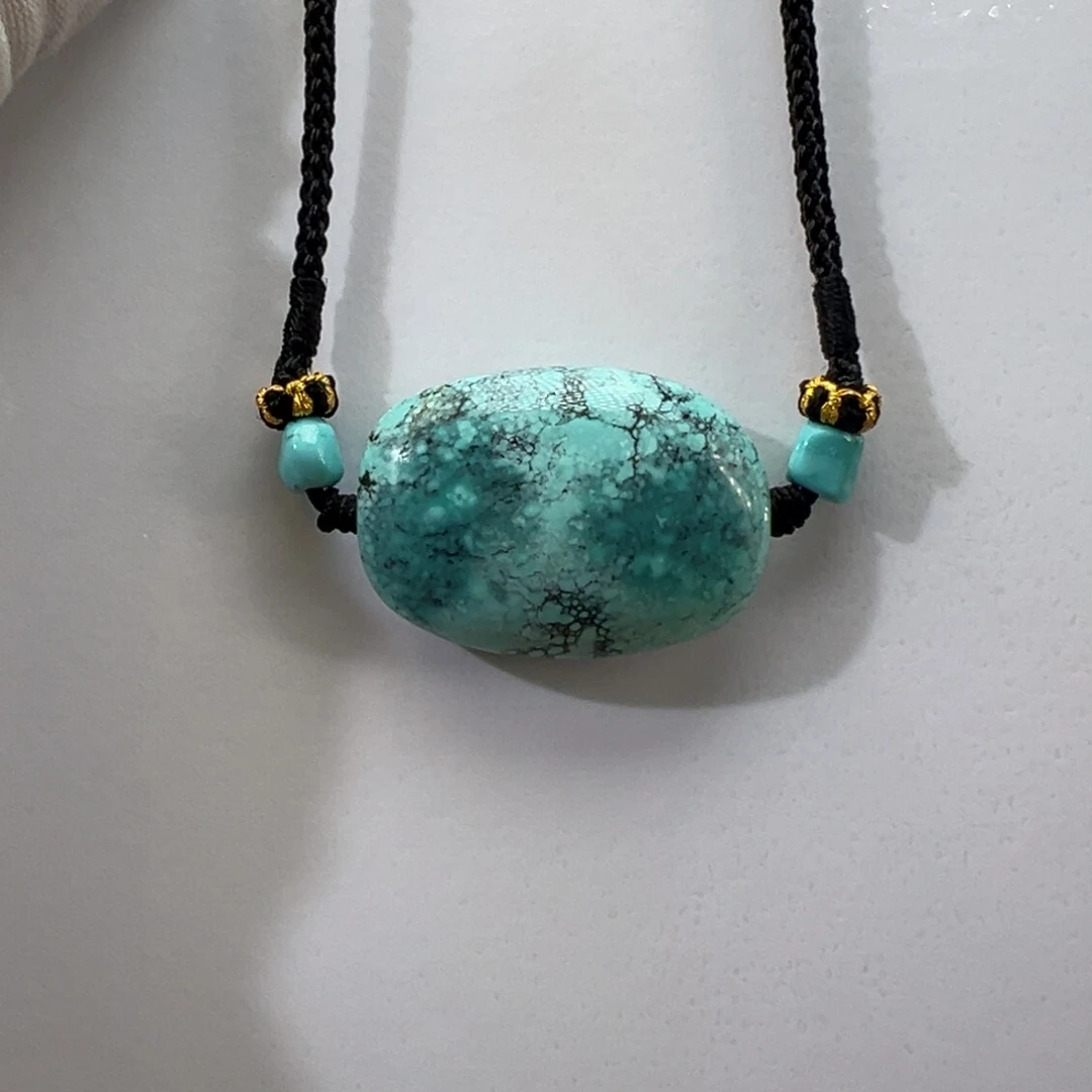 绿松石未镶嵌挂件