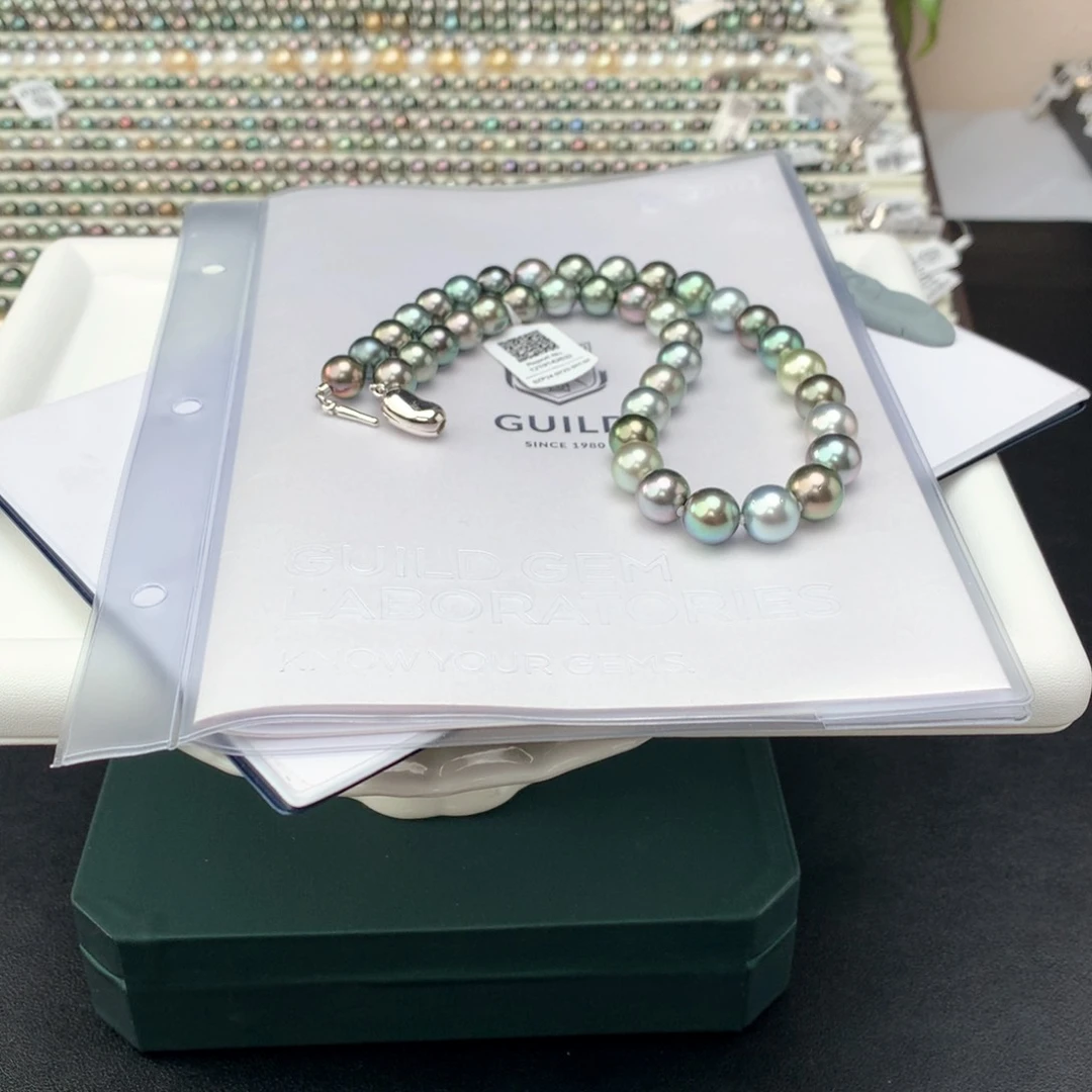 海水珍珠颈饰银S925镶嵌