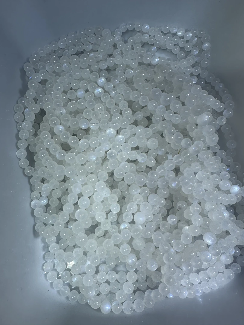 天然月光石单圈手串（多样性发一条）默认微瑕，奶体