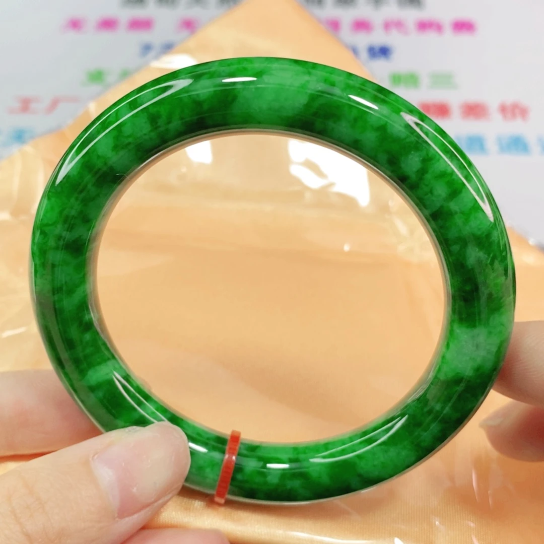 未镶嵌手镯翡翠55圆条