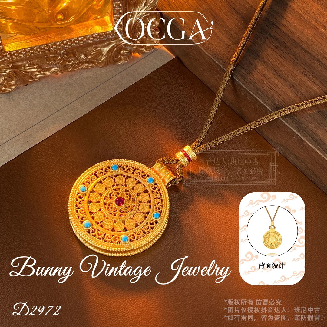 D2972 法★【八宝罗盘】冬OCGA 欧斯伽斯 毛衣链