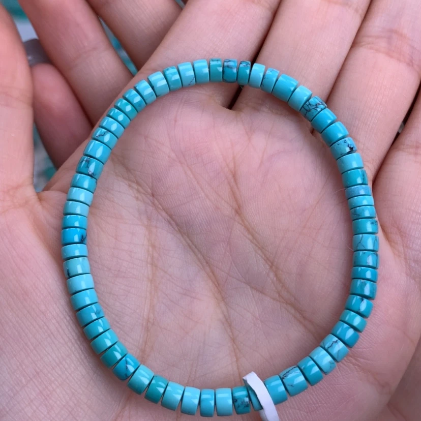 【闪购商品】绿松石未镶嵌直切手串4.5