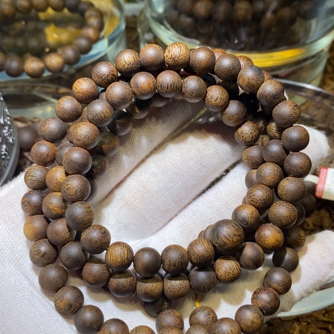 启***魂沉香手串沉香手串多圈08