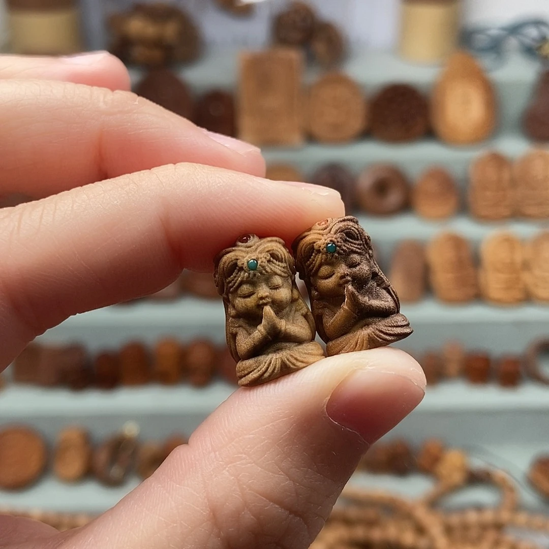 檀香木无事牌默认微瑕2只