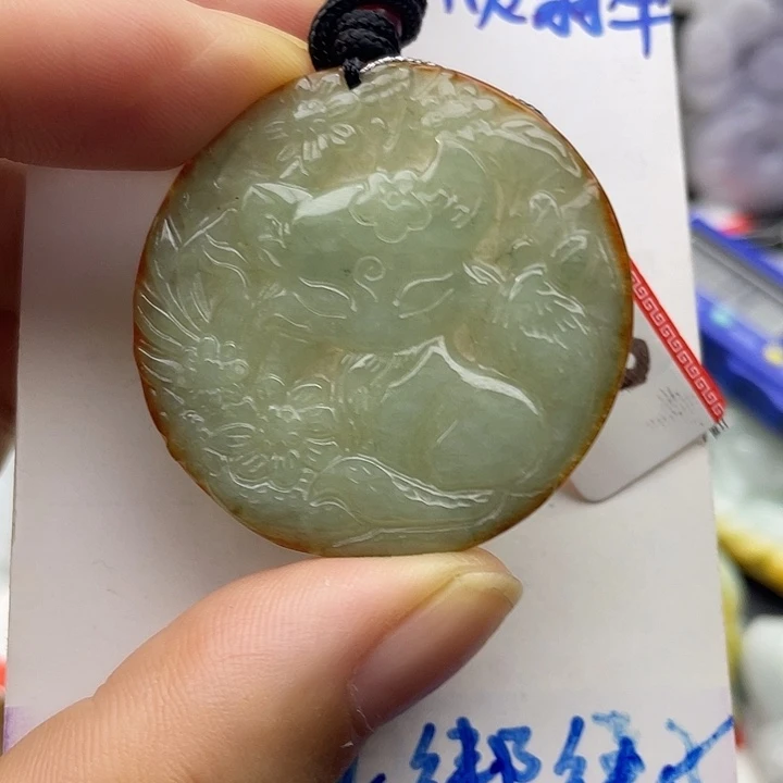 翡翠未镶嵌颈饰天然翡翠