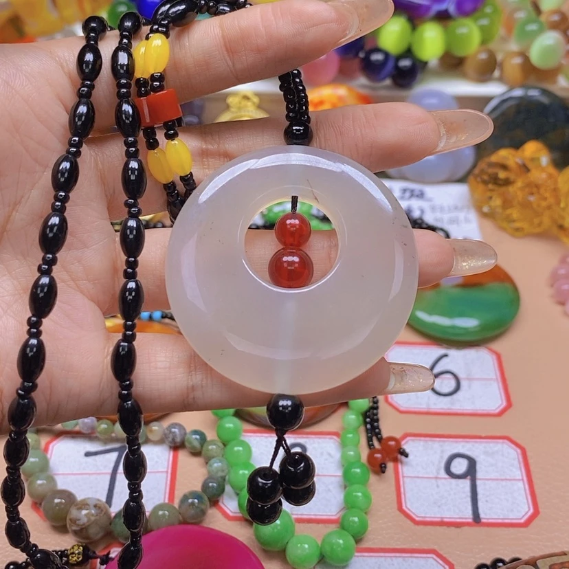 【闪购商品】玛瑙/玉髓颈饰未镶嵌相**中