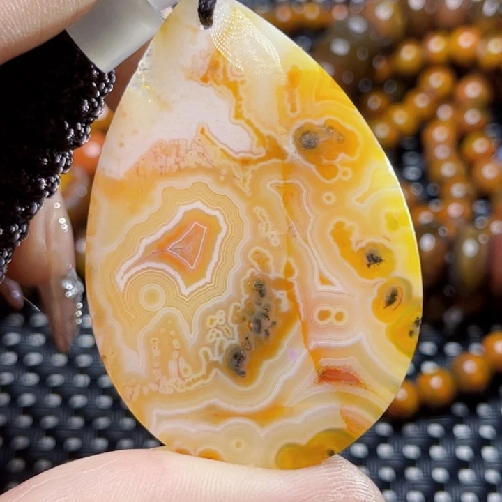 玛瑙/玉髓颈饰未镶嵌大*