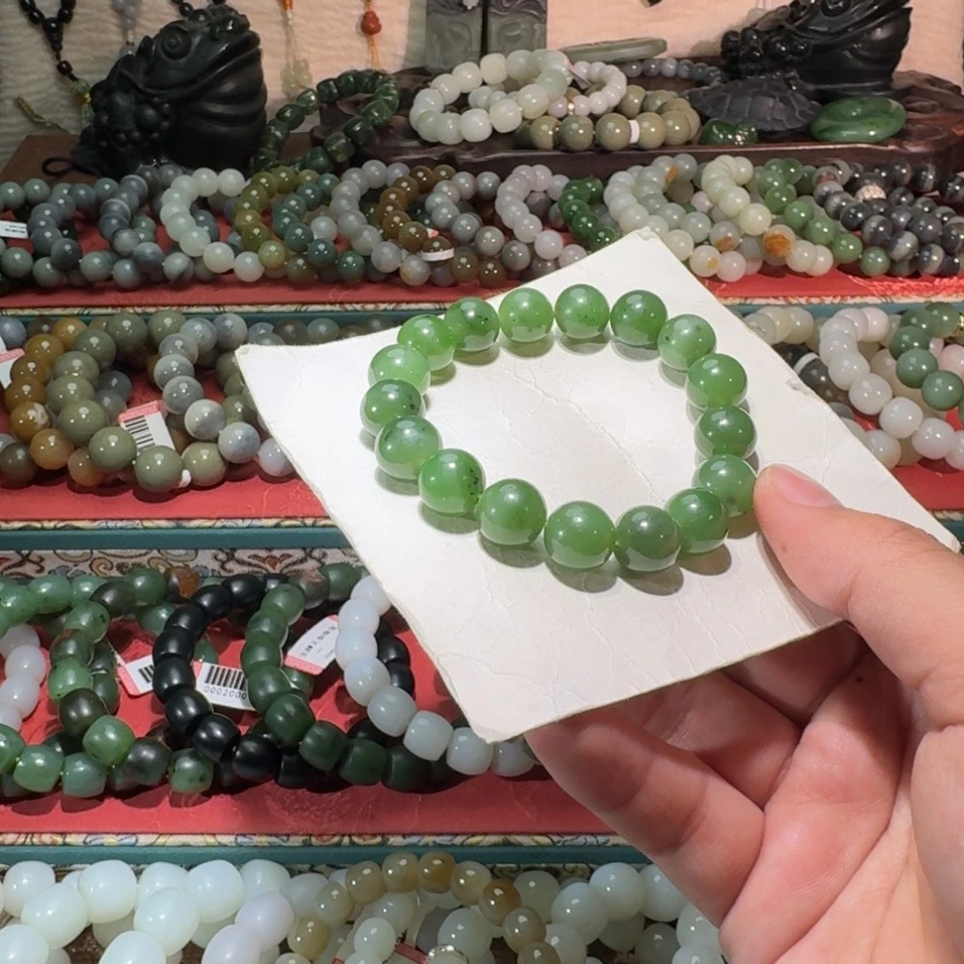 和田玉未镶嵌手链多样性拍一发一