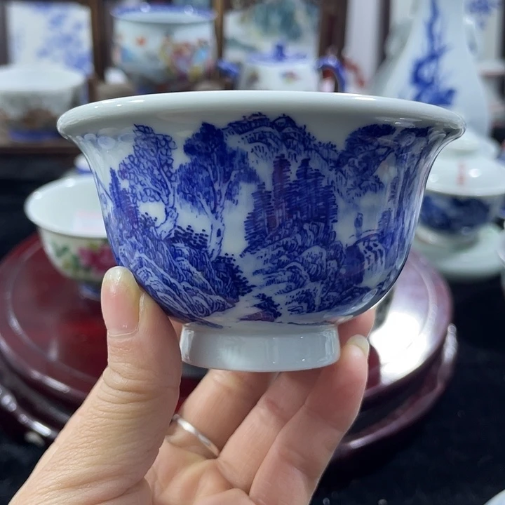 景德镇陶瓷手绘主人杯