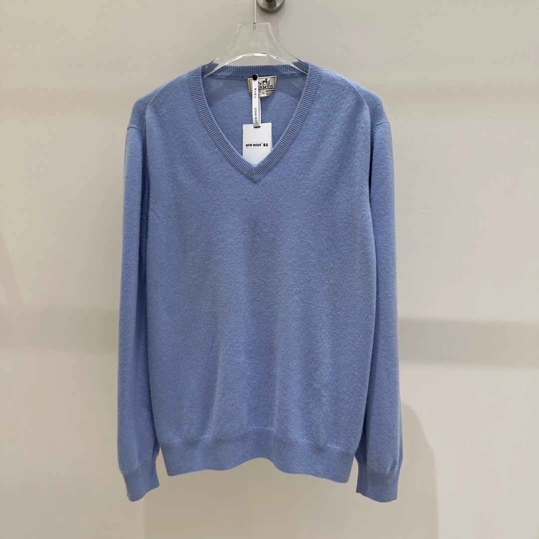 99新 Hermes/爱马仕 轻微瑕疵 HE00070 针织衫XL码/原价12500
