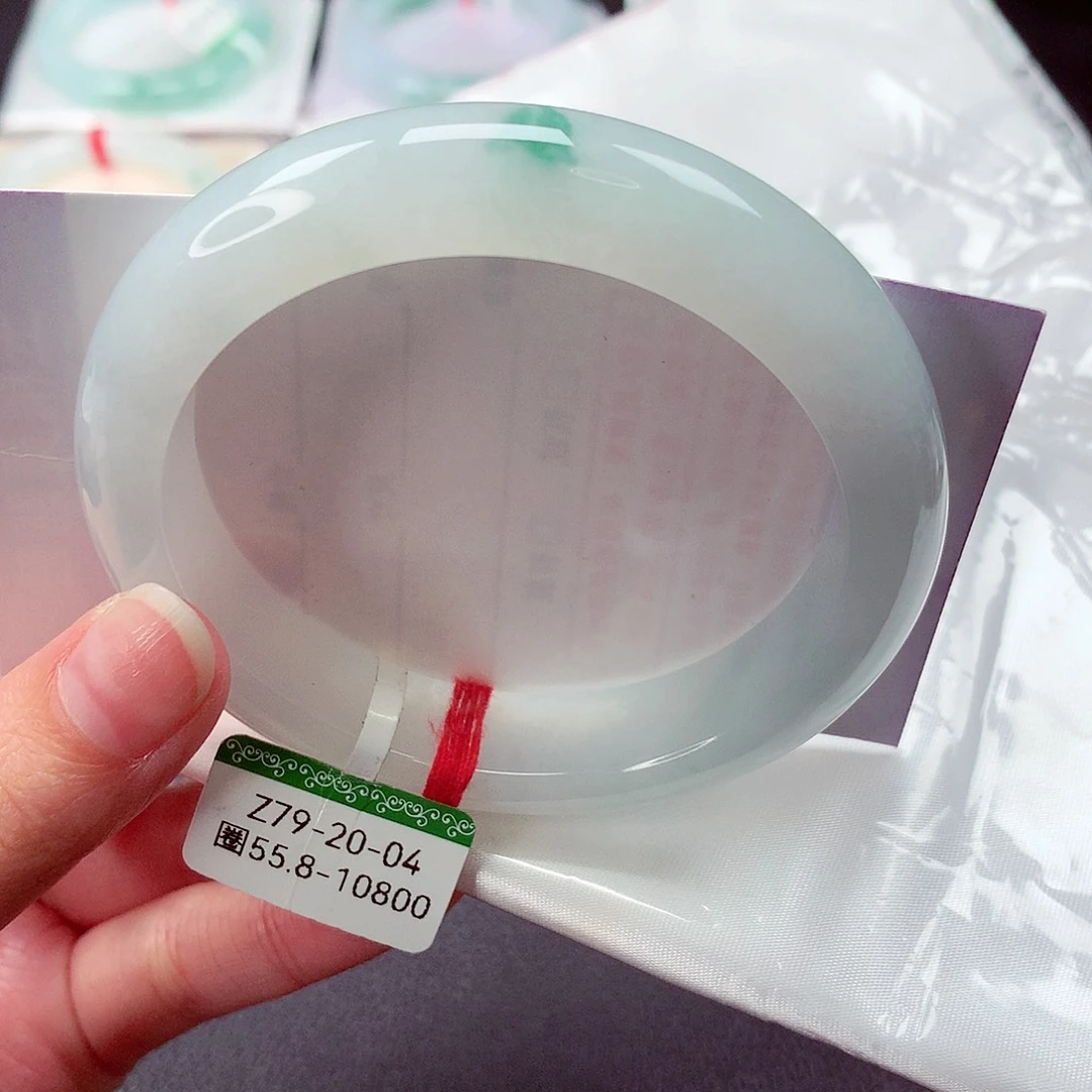 翡翠未镶嵌手镯缅甸天然a货翡翠手镯