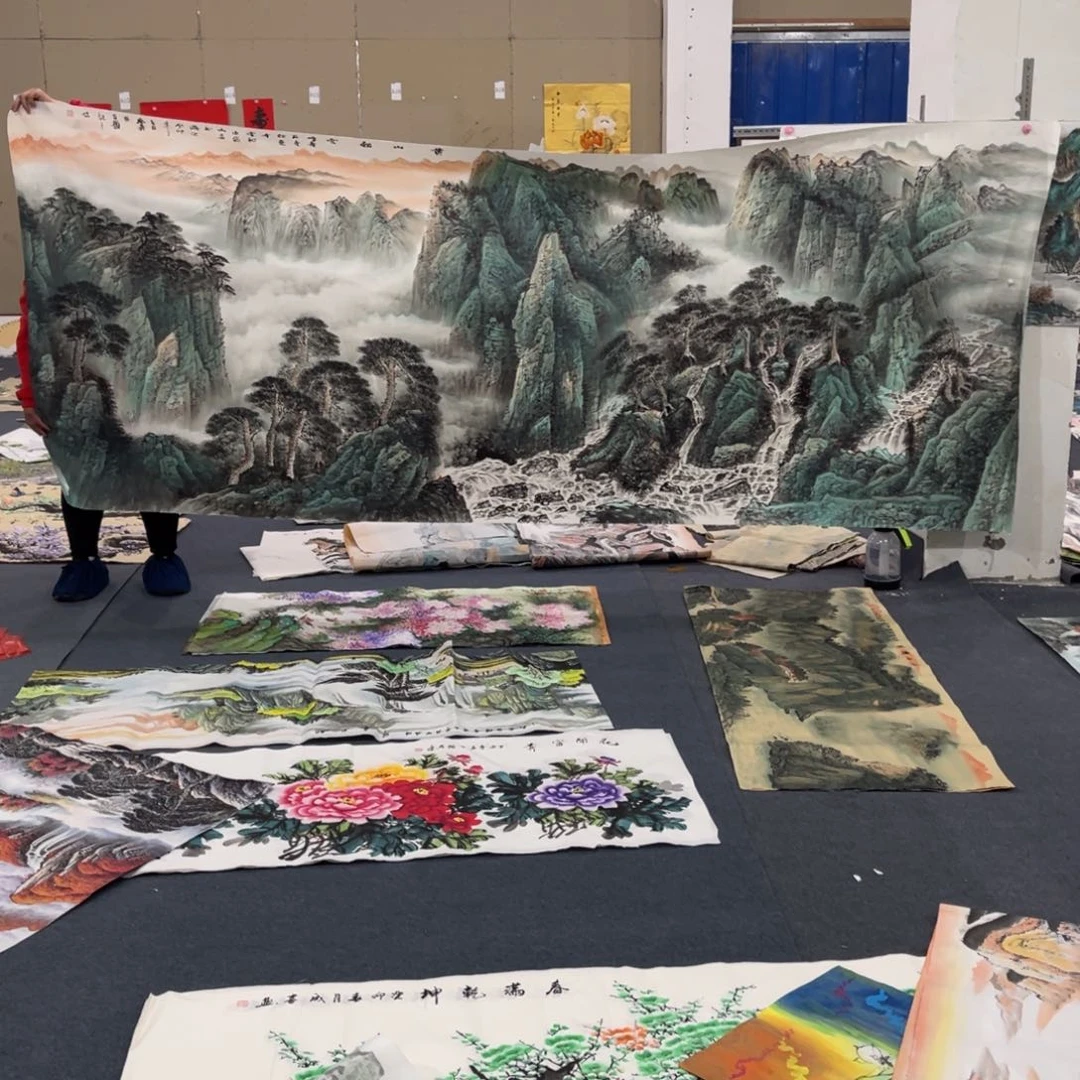 国画处理作品看好再拍哦