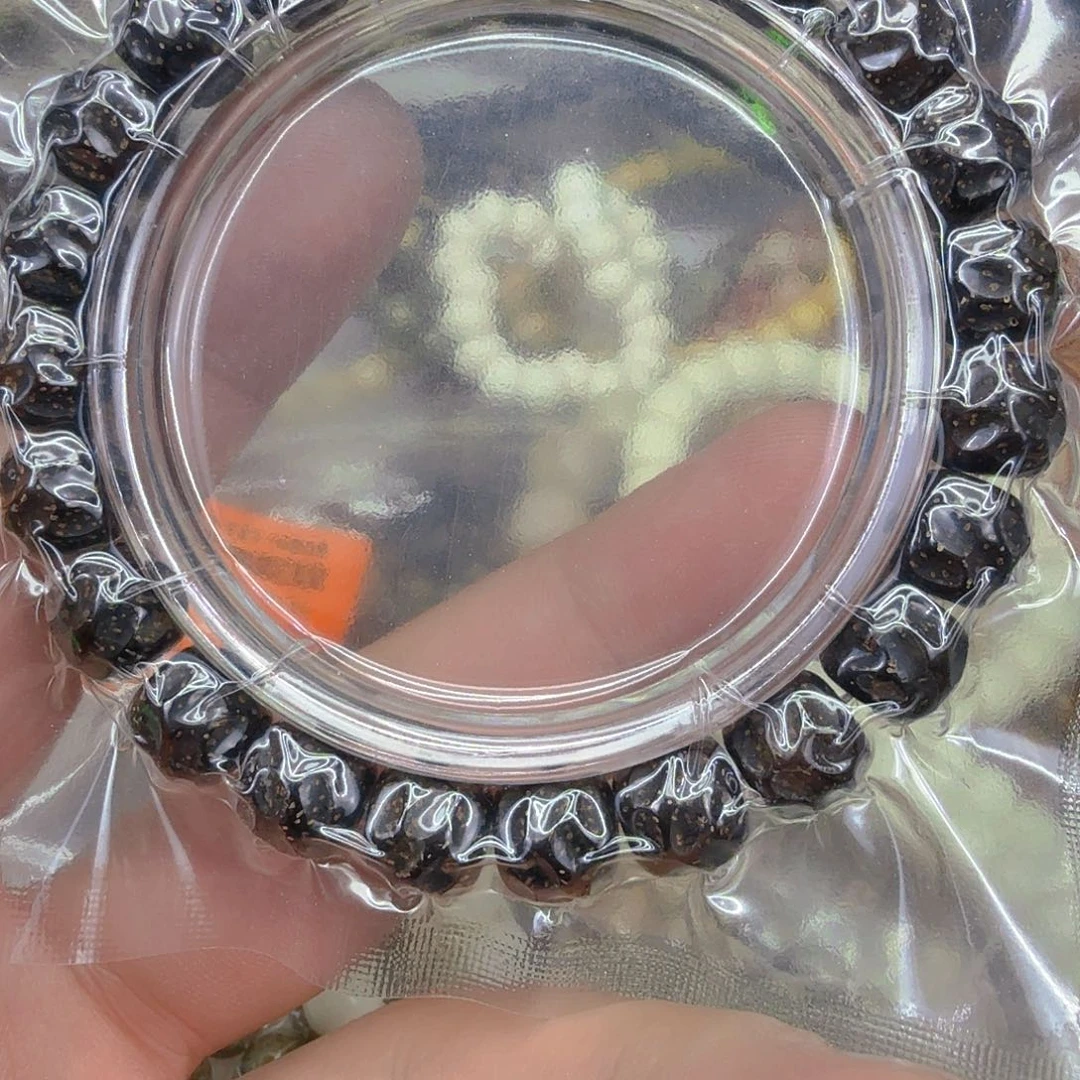 星月菩提手串36殿堂黑金星月菩提单圈无相1.0