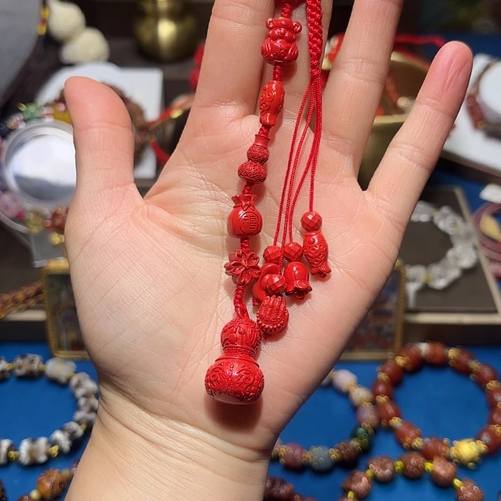 白玉菩提吊坠手串