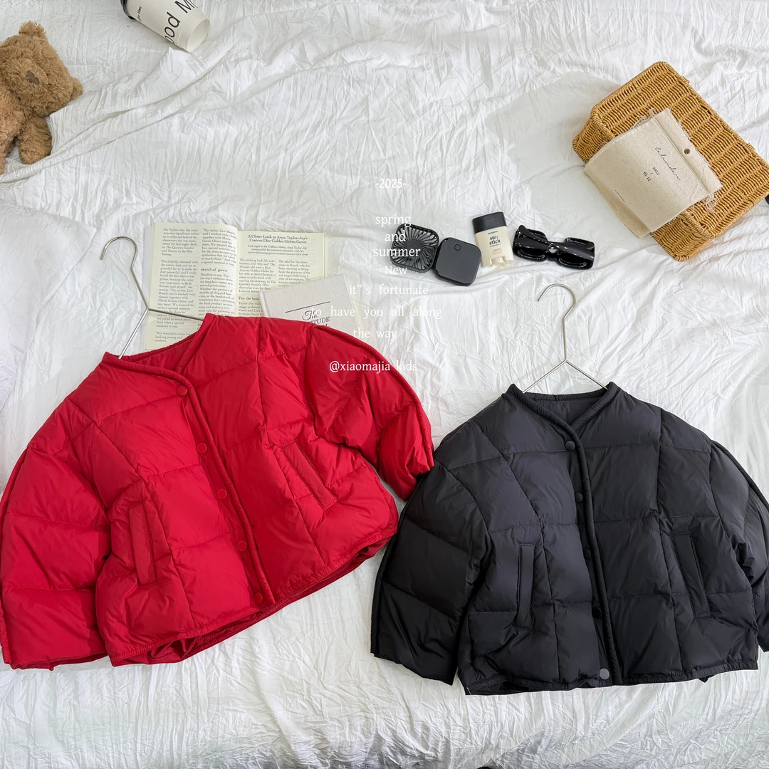 04-N儿童新国标90白鸭绒羽绒服D-7230杜邦三防立领羽绒外套男女童