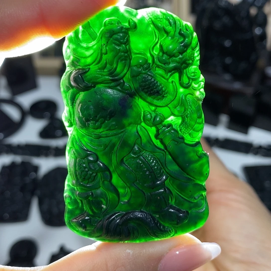 岫玉未镶嵌纯天然岫玉颈饰