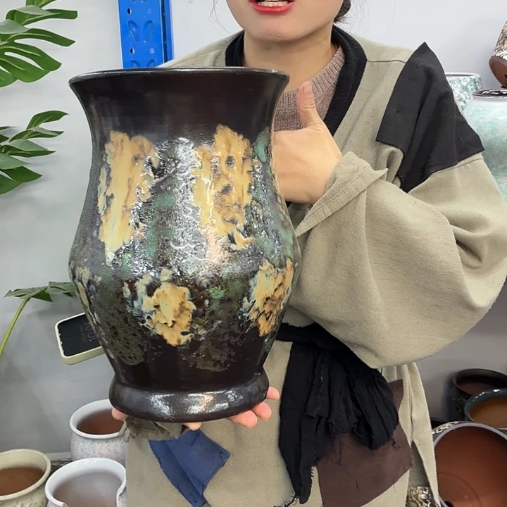 20×30 -粗陶花盆有孔-买买买