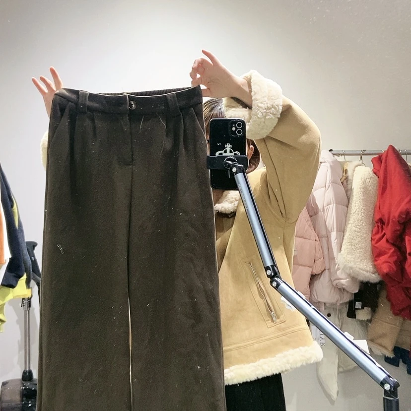 【闪购商品】咖色裤子