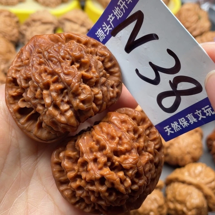 把件文玩核桃官帽50尺