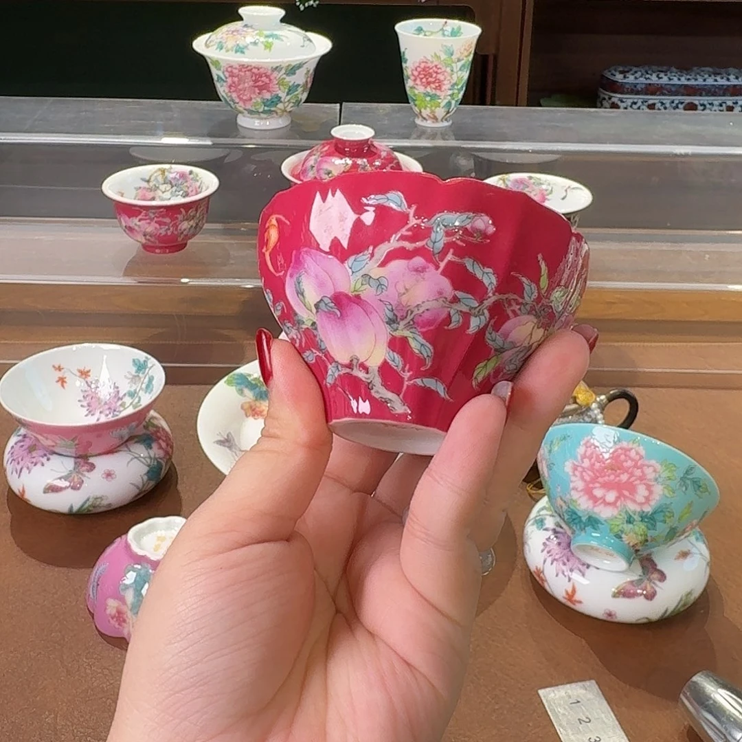 珐琅彩主人给茶具做