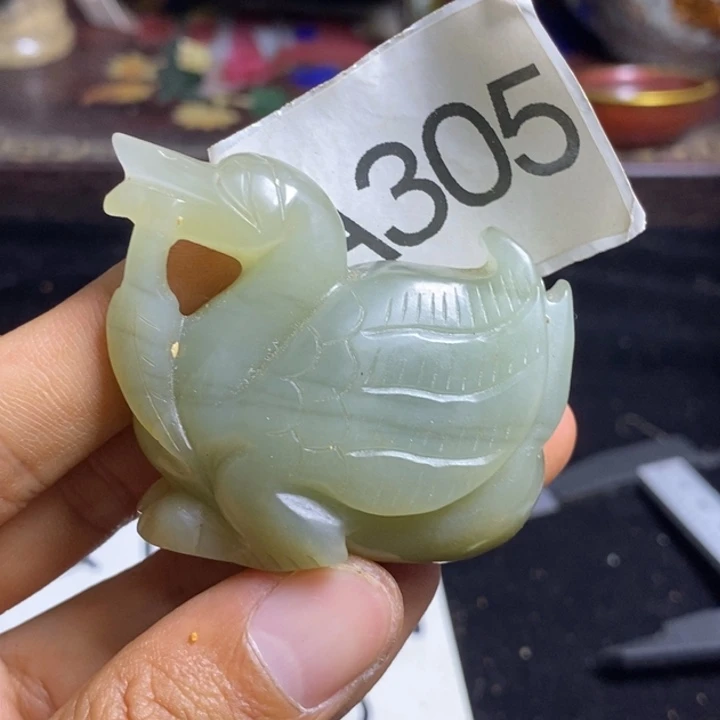 蛇纹石玉合金颈饰