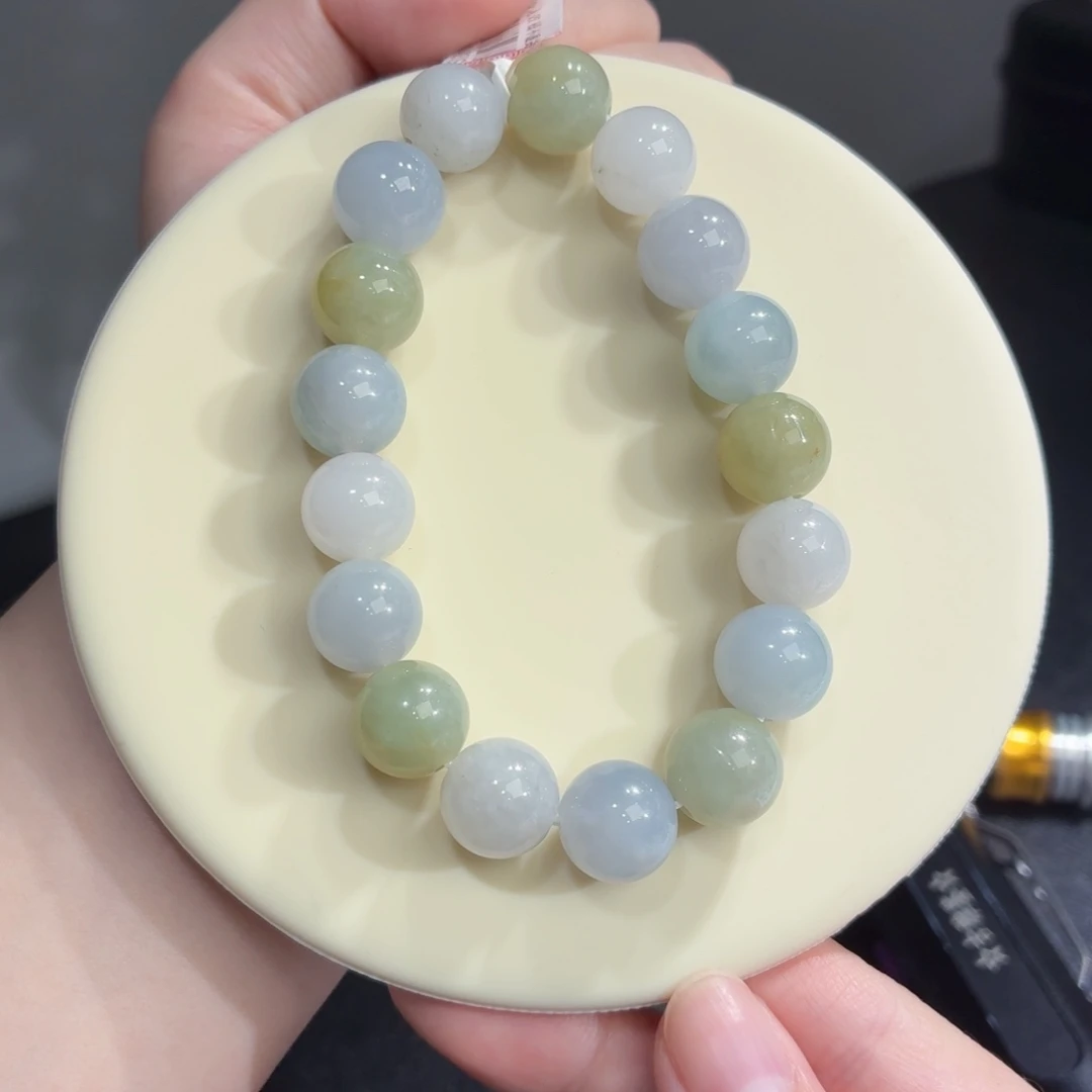 未镶嵌手链翡翠黄蓝特色卡12.2