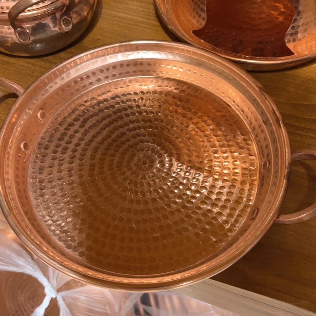 22原色烤盘手工锻打工艺