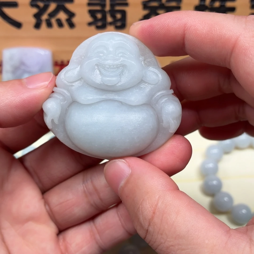 定制翡翠未镶嵌佛公