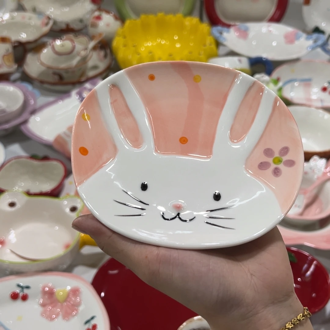 摆件高温陶瓷釉下彩正品！