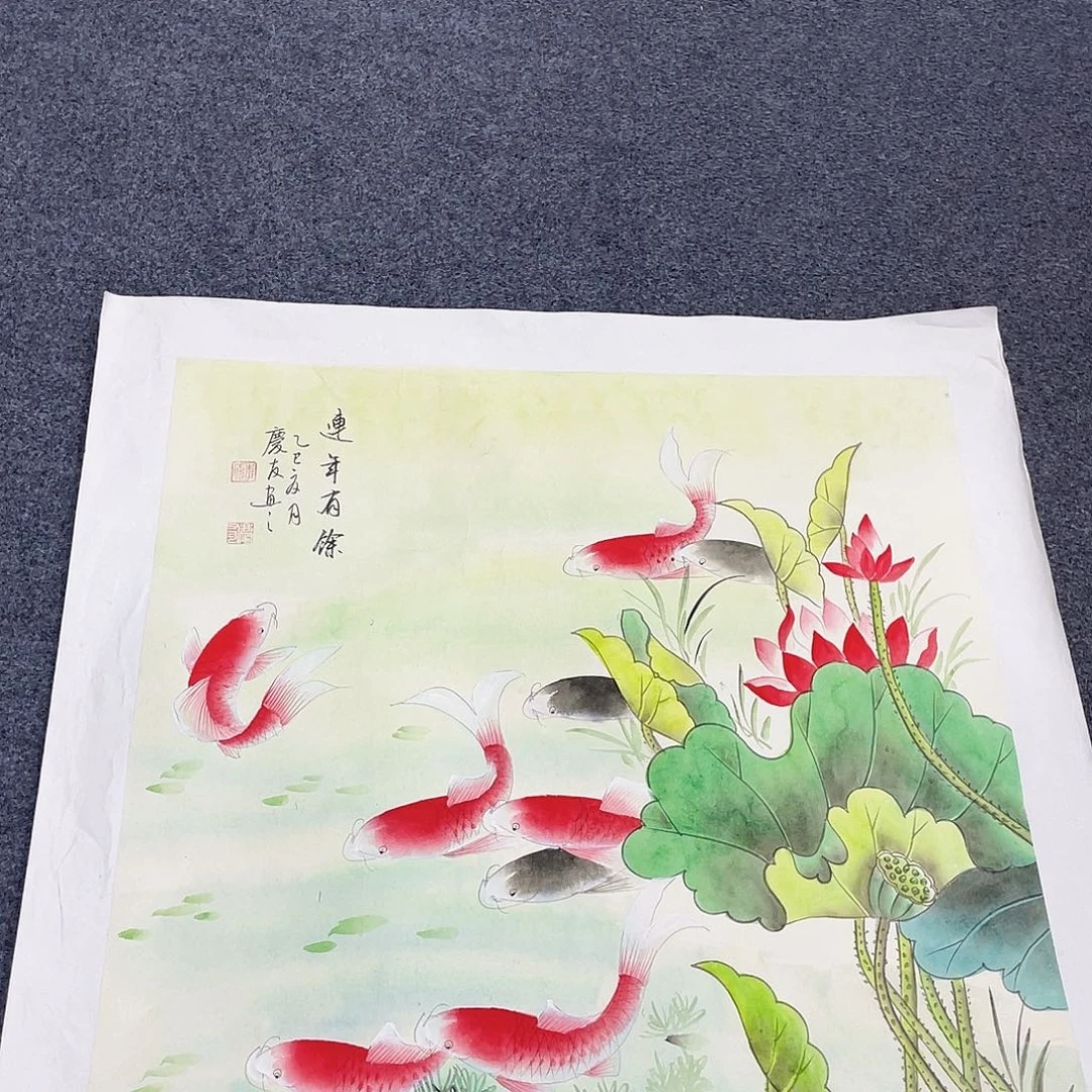 国画作品小姐姐放漏…