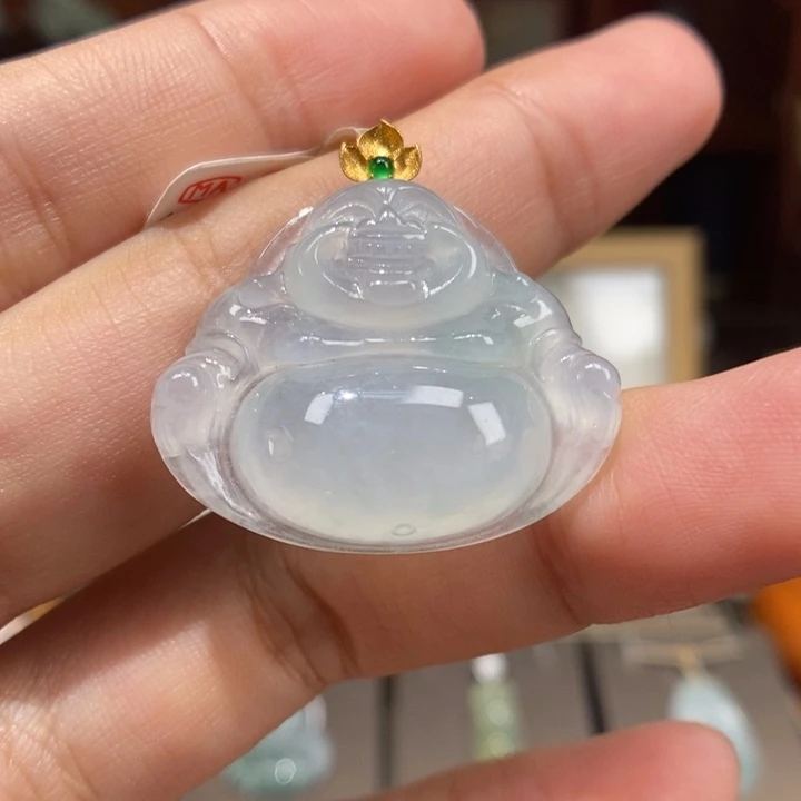 【闪购商品】颈饰18K金镶嵌翡翠26