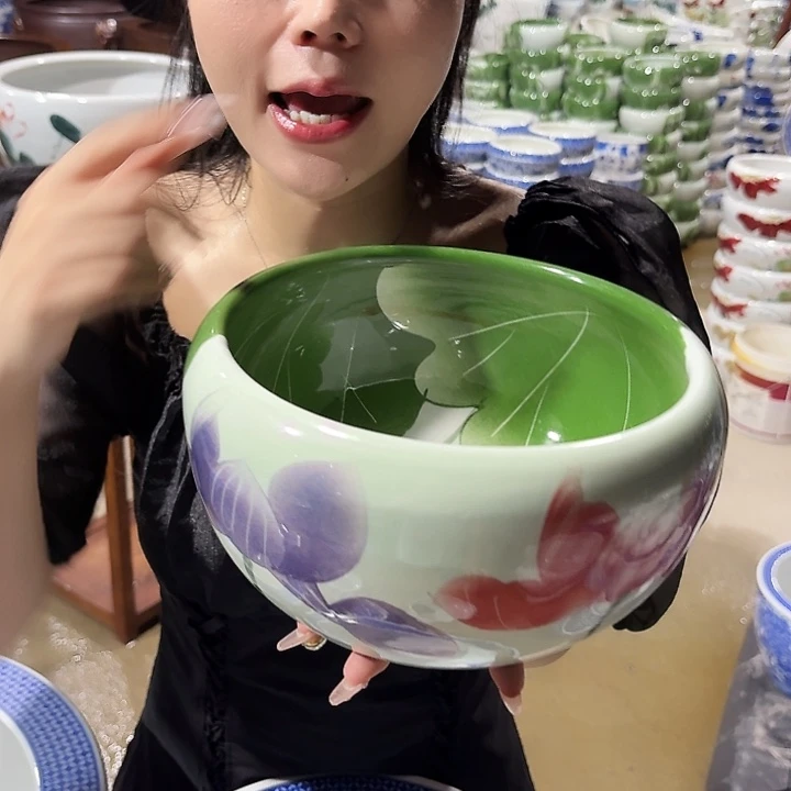 瓷片口径23厘米 高度13厘米